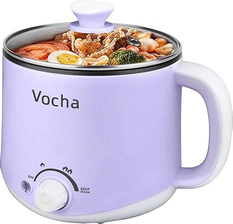 Amazon De Vocha Elektrische Hot Pot L Kleiner Elektrischer Kochtopf Mit Warmhaltefunktion