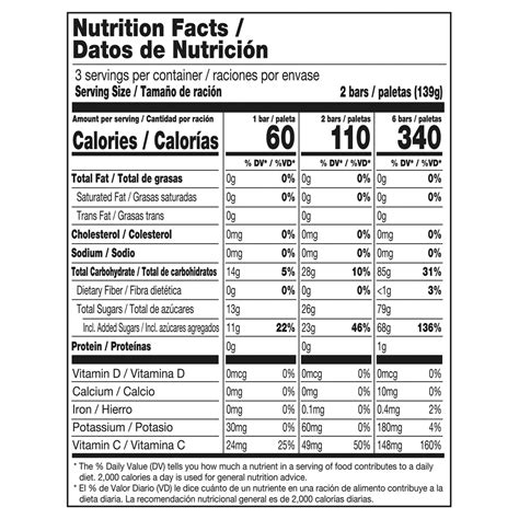 Outshine Outshine Watermelon Frozen Fruit Bars 6 Count Nutrition Facts