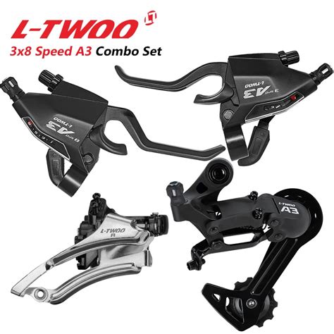 LTWOO A3 Combo 3x8 Speed 24 Speed Combo Shifter Lever Rear Derailleur