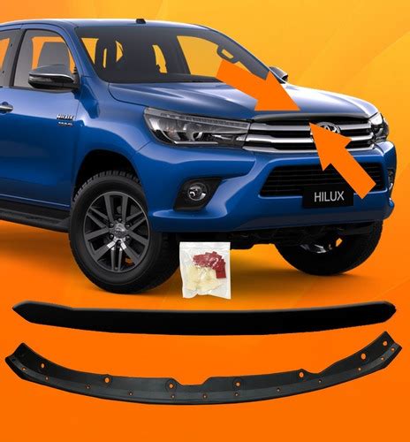 Friso Moldura Capo Toyota Hilux Preto Parcelamento Sem