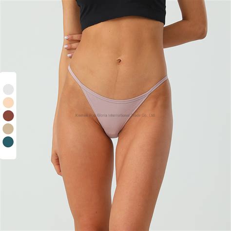 Intiflower Mayorista Brasileño Bikini Sexy Tanga Sin Costuras de Mujeres Biquini China Mujeres