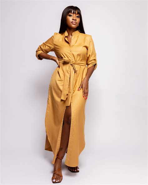 Sand Shirt Dress Siri Studio