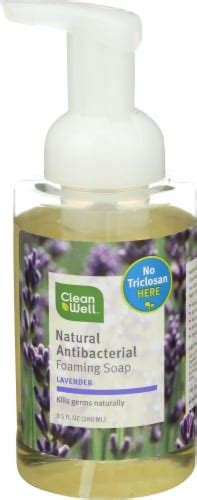 Clean Well Lavender Natural Antibacterial Foaming Hand Soap 95 Fl Oz