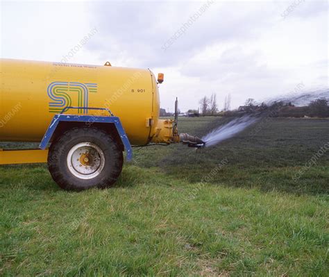 Sewage sludge disposal - Stock Image - E840/0323 - Science Photo Library