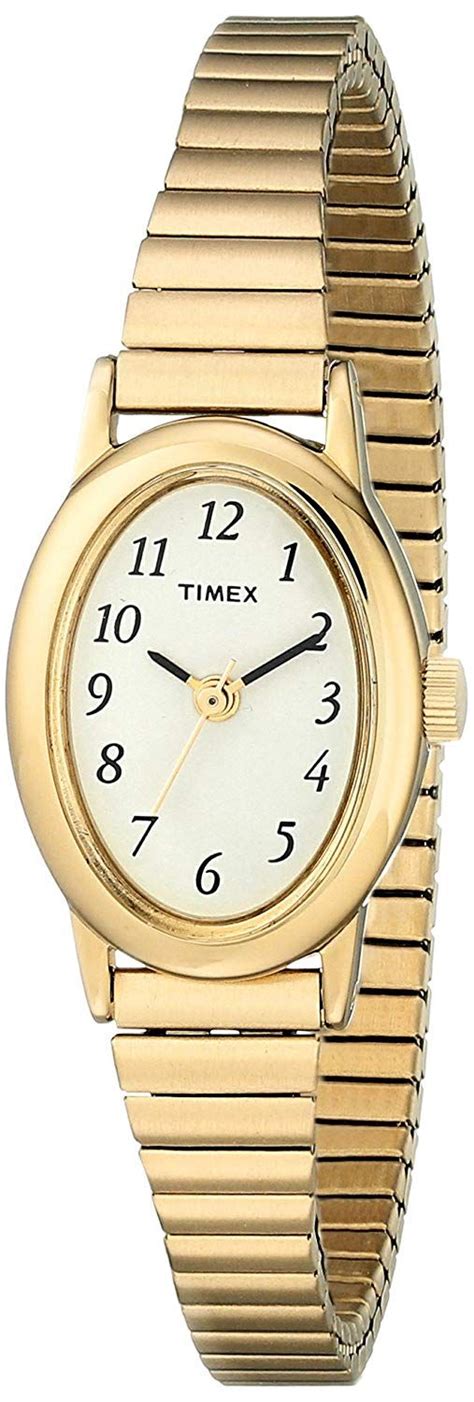 Amazonsmile Timex Womens T21872 Cavatina Gold Tone Stainless Steel Expansion Band Watch Timex