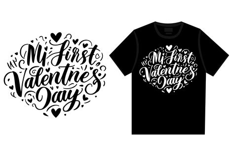 My Frist Valentines Day T Shirt Design Graphic By Creative Designs