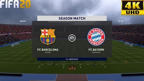 FIFA 20 Barcelona Vs Bayern Munchen Online Seasons Full Match