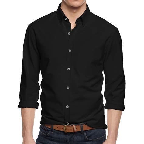 Mens Black Shirt Button Down Collar At Frankiemkeefeo Blog