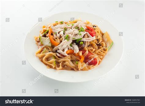 Chicken Noodles This Chinese Dish Stock Photo 1568957581 | Shutterstock