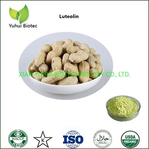 Peanut Shell Extract 98 Luteolin For Cancer China Peanut Shell