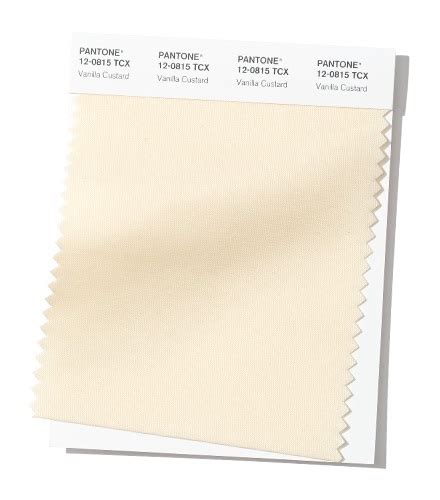 Pantone Vanilla Custard Milan Style Guide