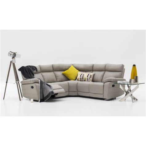 Leather Corner Sofa Recliner | Baci Living Room