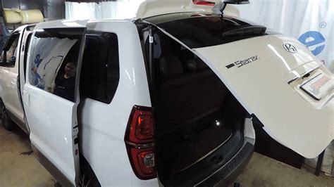 Установлен электропривод задней двери на Hyundai Grand Starex 2019 года ...