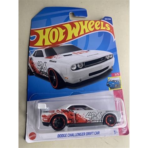 Hot Wheels Dodge Challenger Drift Car Shopee Malaysia