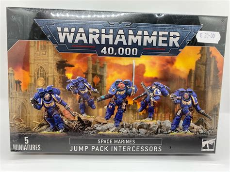 Warhammer 40k Space Marines Jump Pack Intercessors — Mib Models