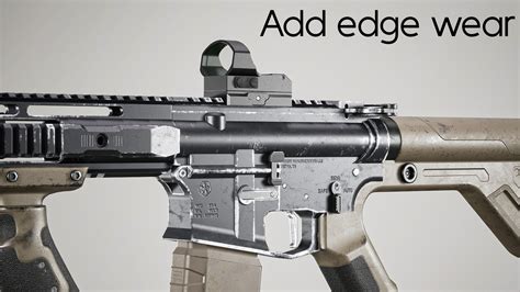 Modern Assault Rifle With Hand Animations：武器 Ue マーケットプレイス