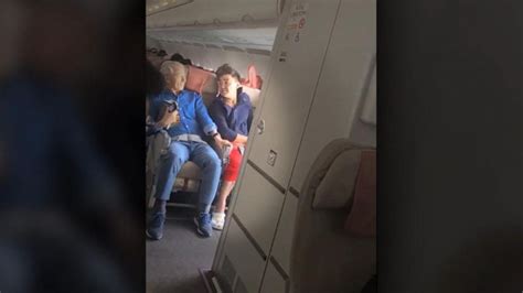 Video Plane Passenger Details Moment Man Opened Emergency Exit Mid