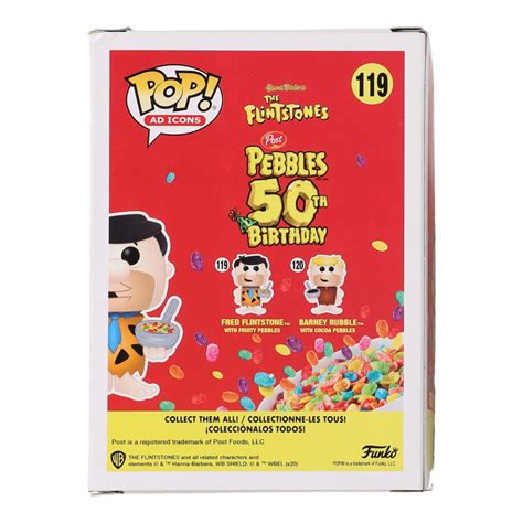 Willie Ito Signed The Flintstones Fruity Pebbles 119 Fred Flintstone