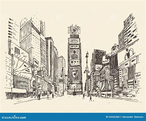 Times Square In New York Royalty Free Illustration