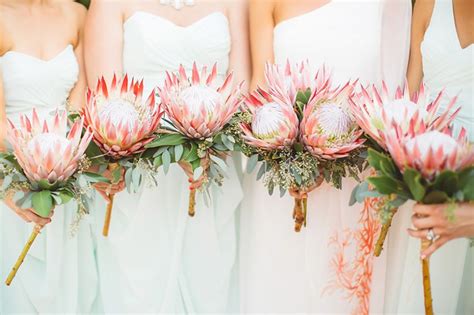 King Protea Bridal Bouquets That Are Crazy Striking