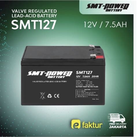 Jual Battery Ups Aki Kering Baterai Vrla Smt V Ah Smt