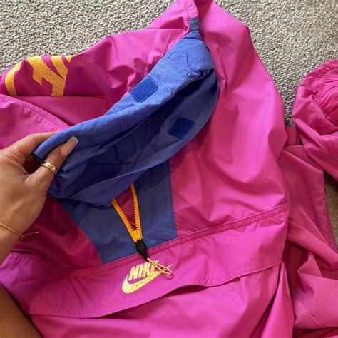 Pink Nike Tracksuit Size Xs Would Fit A 68 Depop