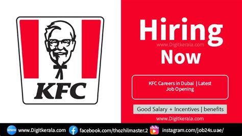 Kfc Careers In Dubai Latest Job Opening Digit Kerala