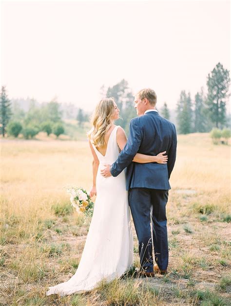 Beautiful Shore Lodge Wedding In Mccall Idaho Photographed On Film By