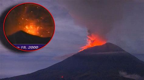 VIDEO Así fue la ATERRADORA ocasión en la que el volcán Popocatépetl