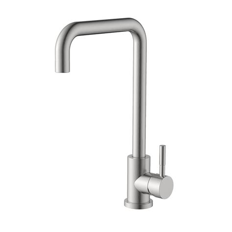 Stainless Steel Single Lever Hot Cold Water Kitchen Faucet China Sanitary Ware And