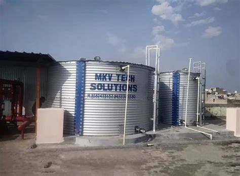 Zincalume Steel Water Storage Tank For Industrial Capacity 10000