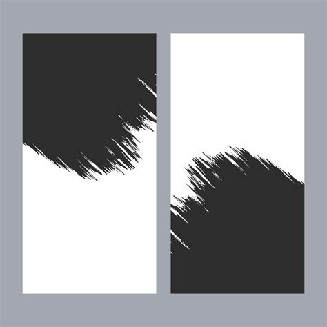 Abstract black and white banner template. 23089339 Vector Art at Vecteezy