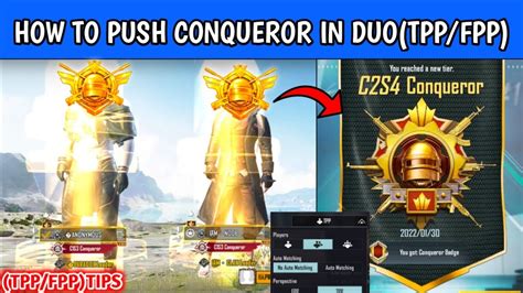 Duo Conqueror Tips And Tricks In C2s5 🔥 How To Push Conqueror In Duo