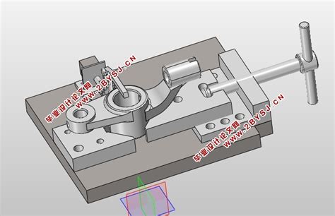 推动架工艺规程及夹具设计含cad零件夹具图stepsolidworks三维图机械机电