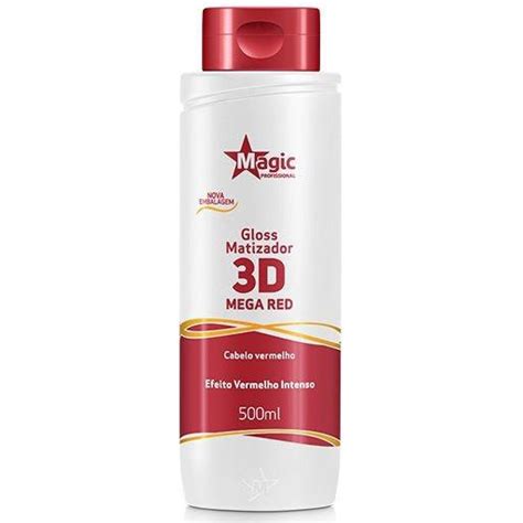 Magic Color Gloss Matizador 3D Mega Red Efeito Vermelho Intenso