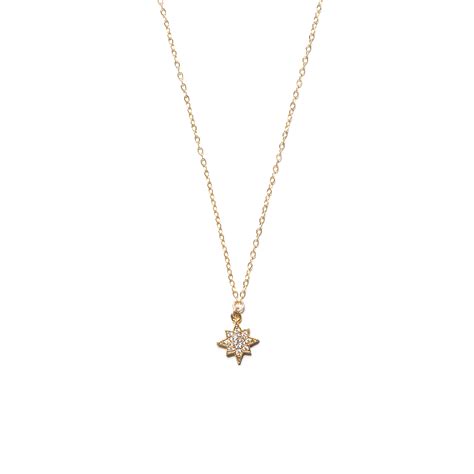 Northern Star Necklace Pave Gold Filled Aspen Salt