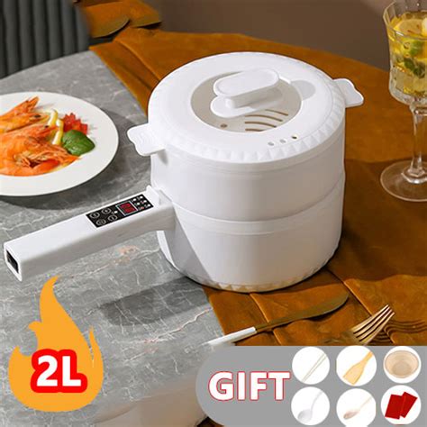 Multi Function L Electric Hot Pot With Steamer Cooker V Skillets Frying Pan For Kitchen