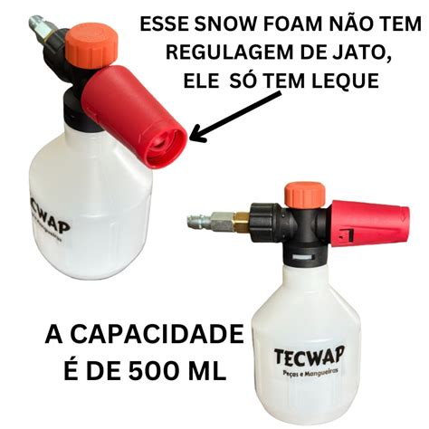 Bico Registro Metros De Mangueira Snow Foam Engate R Pido Wap