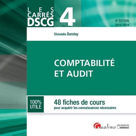 Comptabilit Et Audit Dscg Fiches De De Christelle Baratay