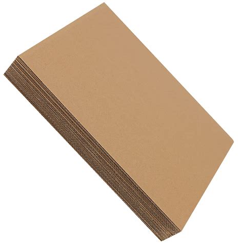 Muklei 100 Pack 12 X 9 Inch Corrugated Cardboard Sheets