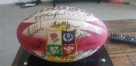 Thought you guys would like it (signed rugby ball from 2005 lions tour ...