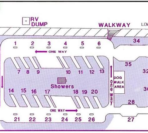 Fishing Bridge Rv Park Map - Maping Resources