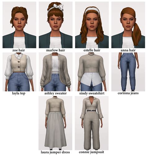 The Hawthorn Set Oakiyo On Patreon In 2020 Sims 4 Cc Packs The