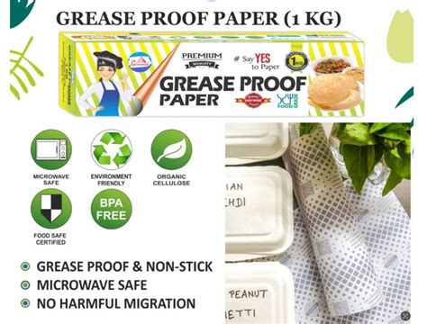 Printed Grease Proof Paper For Food Wrapping Wrapping Food Feature