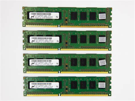 Оперативная память Micron DIMM 8Gb (4*2Gb) DDR3-1333MHz PC3L-10600 CL9 ...
