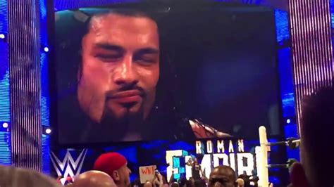 Wwe Roman Reigns Entrance Raw After Wrestlemania 32 Youtube