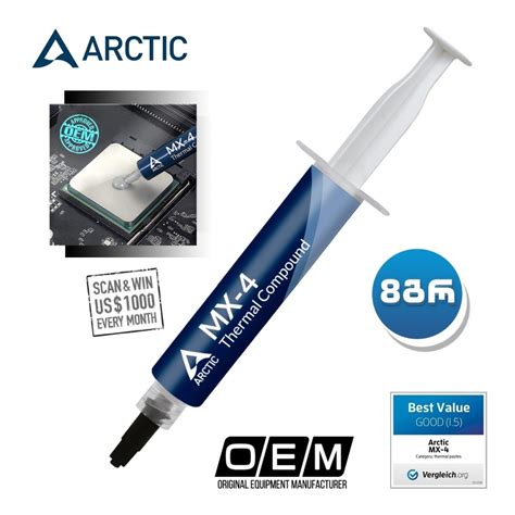 ARCTIC MX 4 8g High Performance Thermal Compound 2019 Edition