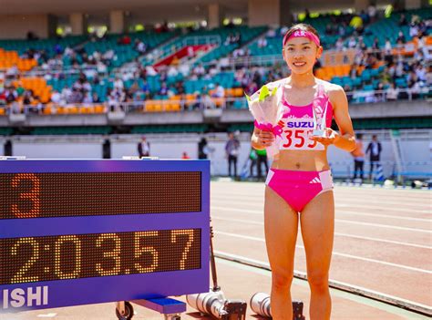 日本新久保凛史上初の日本女子800mで1分台突入歴史的な記録達成 特ダネ プラスちゃんねる