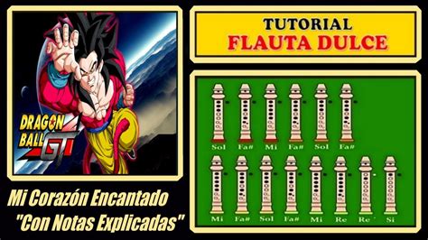 Durante ~ empujar contraste dragon ball z flauta dulce notas necesario ...