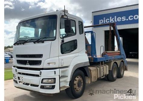 Buy Used Mitsubishi Fuso Fv Skip Bin Trucks In Listed On Machines U